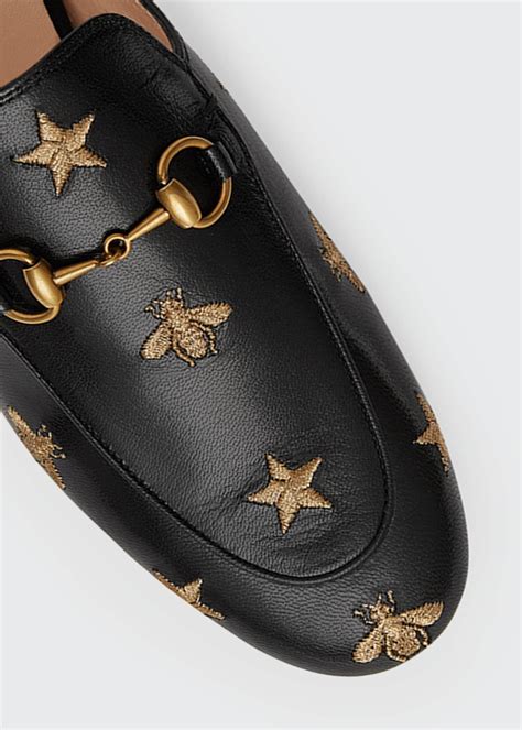 gucci princetown bee and star